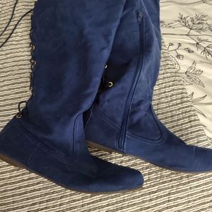 Knee high boots navy sz 10